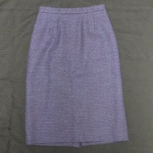 Below the knee pencil skirt